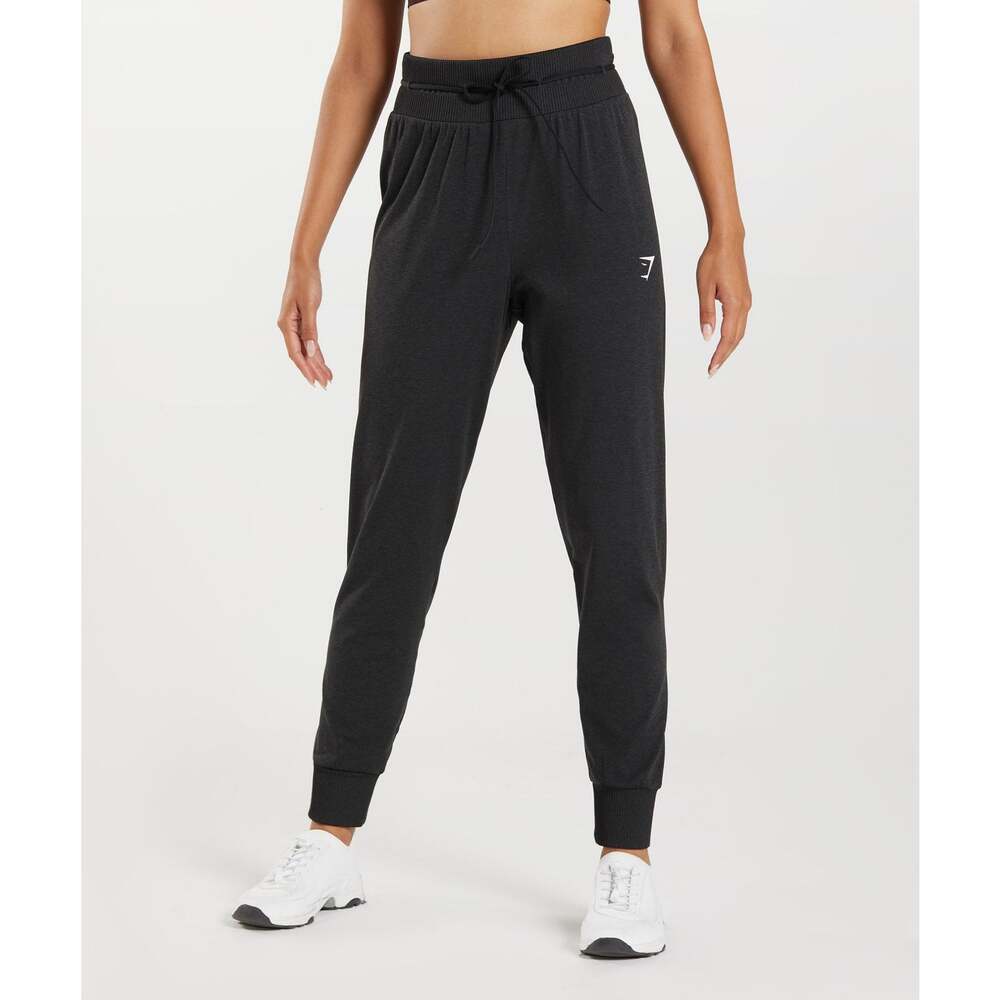 Gymshark Vital Seamless 2.0 Jogger Pant Black L Athleisure Workout Pant Gym - Picture 7 of 7